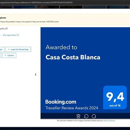 Casa Costa Blanca Villa Balcon del Mar Екстериор снимка